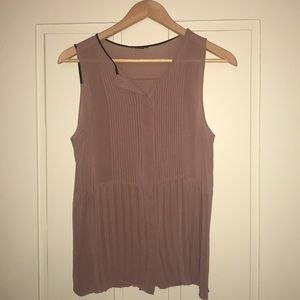 Theory Beige Tank Blouse